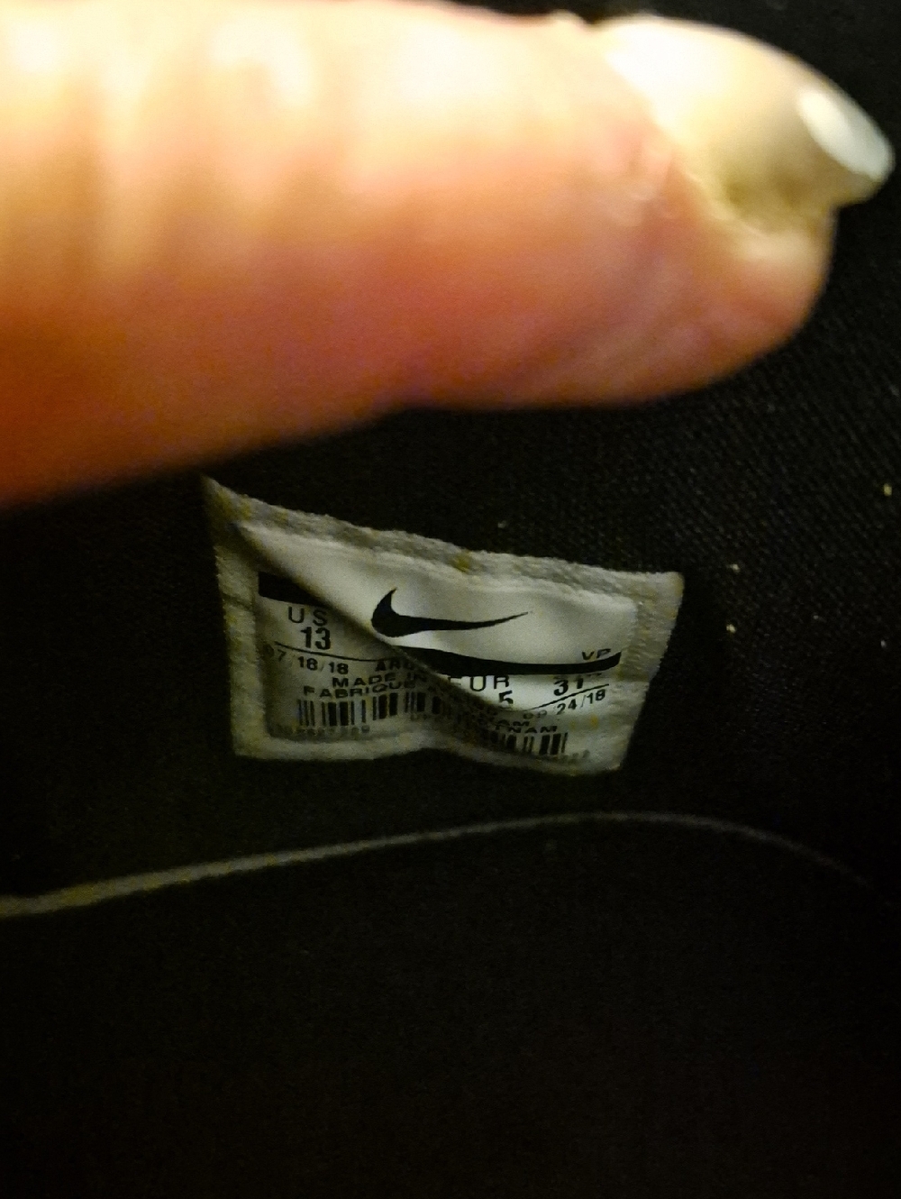 Nike Air Force Max Black History Edition Sz.13 High-Top BasketballShoes.(#2012S) - Picture 10 of 16